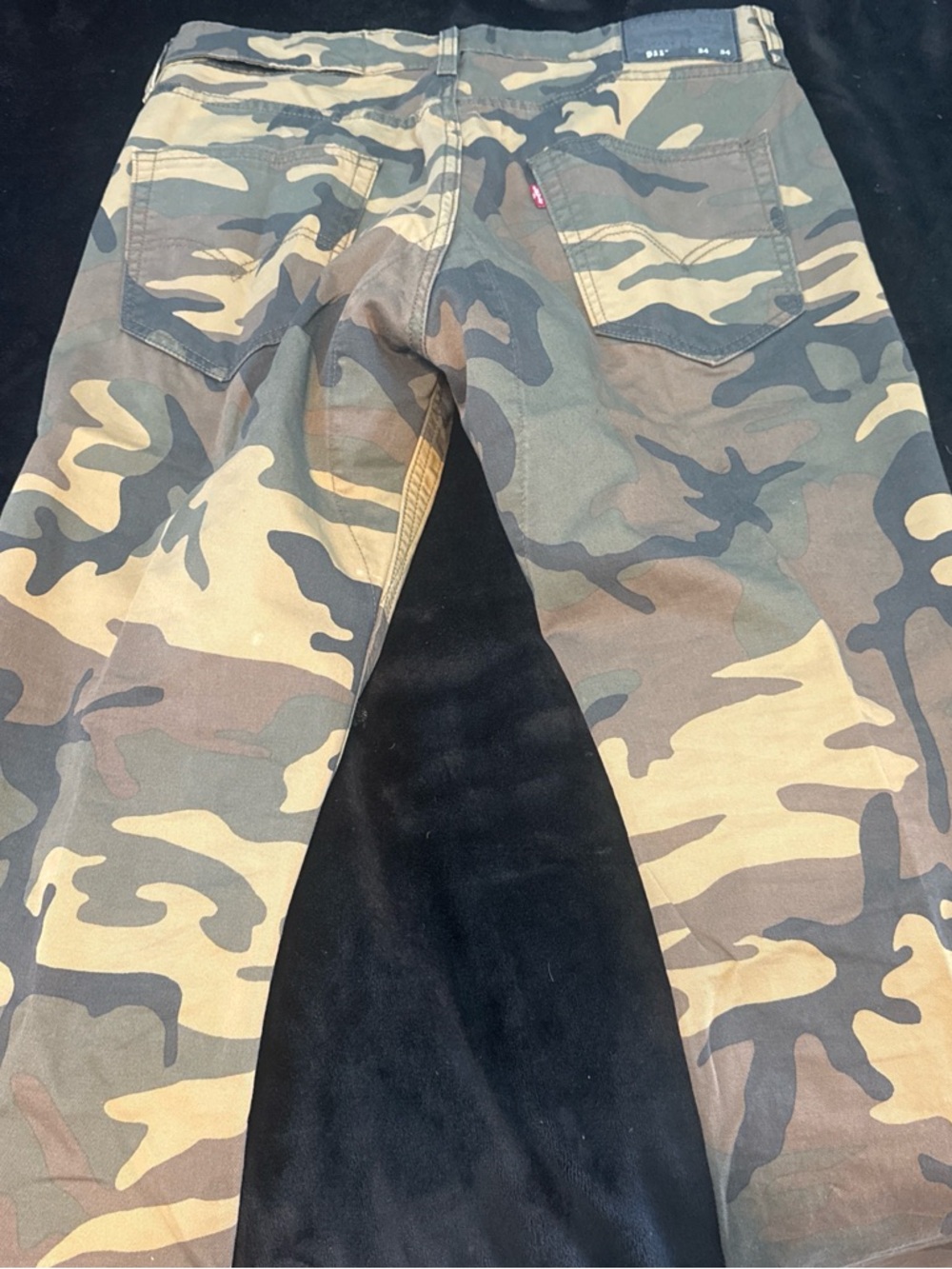 Levi's 511 Camo Pants in Olive, Brown, Tan